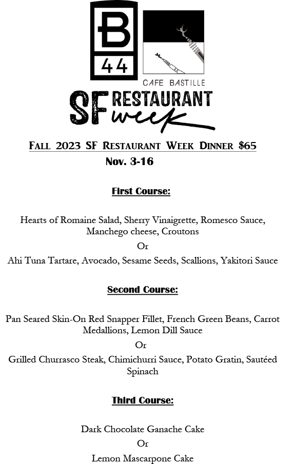 SF Restaurant Week B 44 SF